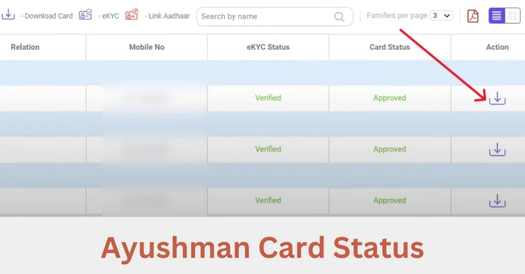 Ayushman Card Status Check